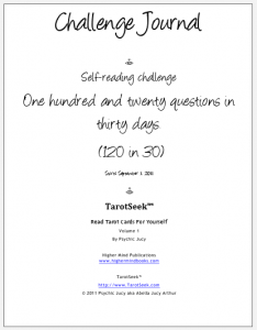 TarotSeek Challenge Journal